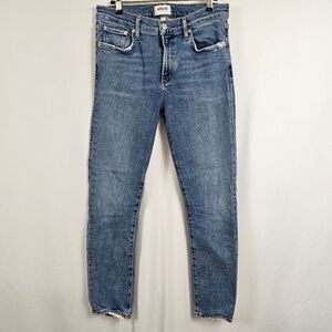 Agolde Toni Slim Straight Jeans in Dime - Size 28